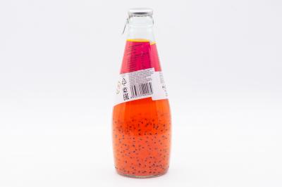 Нектар Aziano Strawberry with Basil seed (Азиано Клубника с семенами базилика) 290 мл