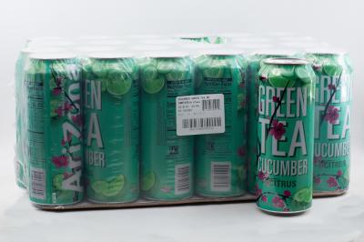 Холодный чай Arizona Green Tea Cucumber Зеленый чай с огурцом 650мл