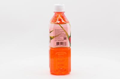 Напиток б/а негаз. Бест с кусочками Алоэ Вера и соком Алоэ Вера "Клубника" 500мл
