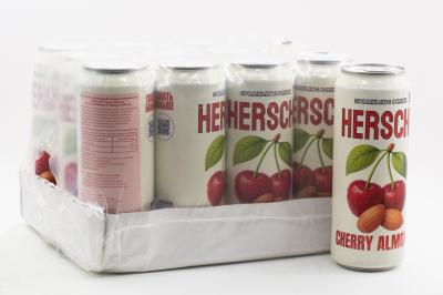 Напиток безалкогольный газированный HERSCHI Cherry Almond со вкусом Вишни и Миндаля 450мл ж/б