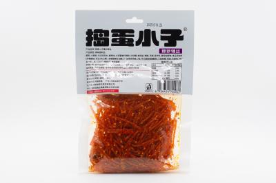 Соевое мясо Daodanxiaozi Острые соломки (фиолетовые) 102г