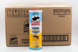 Чипсы Pringles со вкусом черного перца и сыра Пармезан (Китай) 110г 