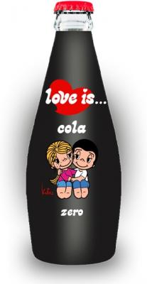 Газированный напиток Love is Кола без сахара 300 мл